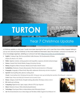Year 7 Christmas 2024 News