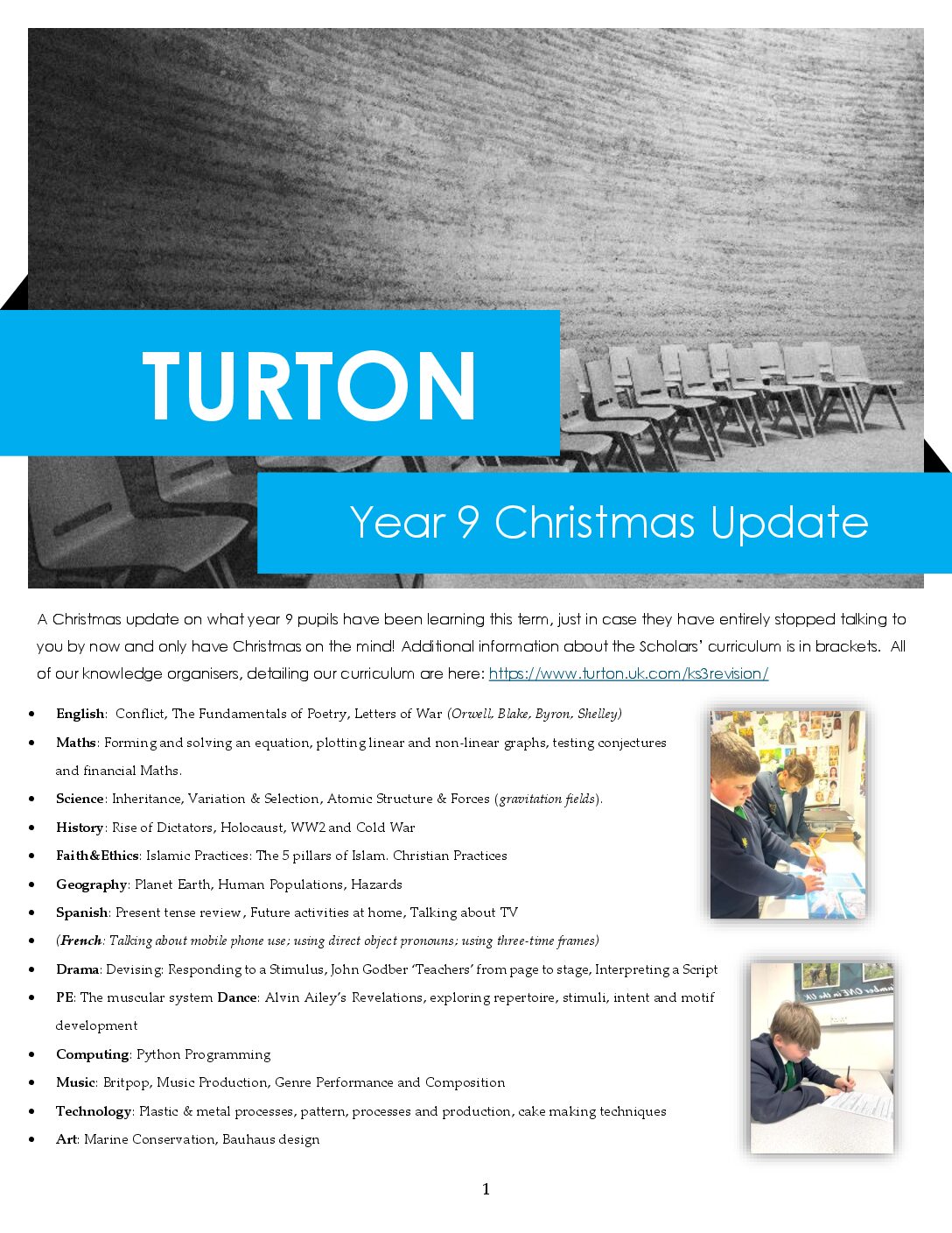 Year 9 Christmas 2025 News